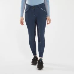 Piper Evolution High-Rise Breeches By SmartPak - Full Seat -Lemieux Store 33429 darkridgebluelight 8002