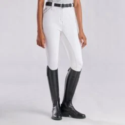 Piper Evolution High-Rise Breeches By SmartPak - Full Seat -Lemieux Store 33429 white light grey 8133