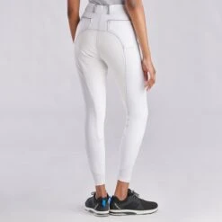 Piper Evolution High-Rise Breeches By SmartPak - Full Seat -Lemieux Store 33429 white light grey 8147