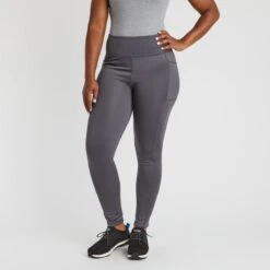 Piper Mid-Weight Tights By SmartPak - Knee Patch -Lemieux Store 33433 charcoal 11147