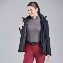 Hadley Waterproof Winter Insulated Jacket By SmartPak -Lemieux Store 33434 black 25903 charcoalmineralgrey 24691 merlot 8048