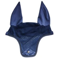 SmartPak Luxe Collection Ear Bonnet -Lemieux Store 33487 navy 9070