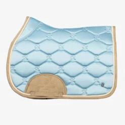 PS Of Sweden Suede Jump Saddle Pad -Lemieux Store 33527 stoneblue 1