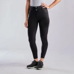 Horze Mia Thermo Silicone Full Seat Breeches -Lemieux Store 33710 black 6627