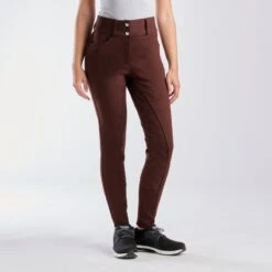 Horze Mia Thermo Silicone Full Seat Breeches -Lemieux Store 33710 dark brown 6014
