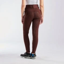 Horze Mia Thermo Silicone Full Seat Breeches -Lemieux Store 33710 dark brown 6016