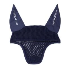 SmartPak Luxe Rider Reminders Ear Bonnet - Inhale/Exhale
