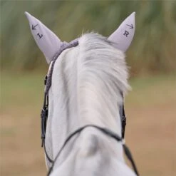 SmartPak Luxe Rider Reminders Ear Bonnet - Left/Right 6 SmartPak Luxe Rider Reminders Ear Bonnet - Left/Right -Lemieux Store 33833 grey 7268