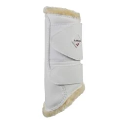 LeMieux Fleece Lined Brushing Boots -Lemieux Store 33844 white 3