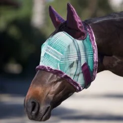 Kensington Fleece Fly Mask With Ears -Lemieux Store 33891 imperialjade