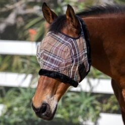 Kensington Fleece Fly Mask -Lemieux Store 33892 deluxeblack