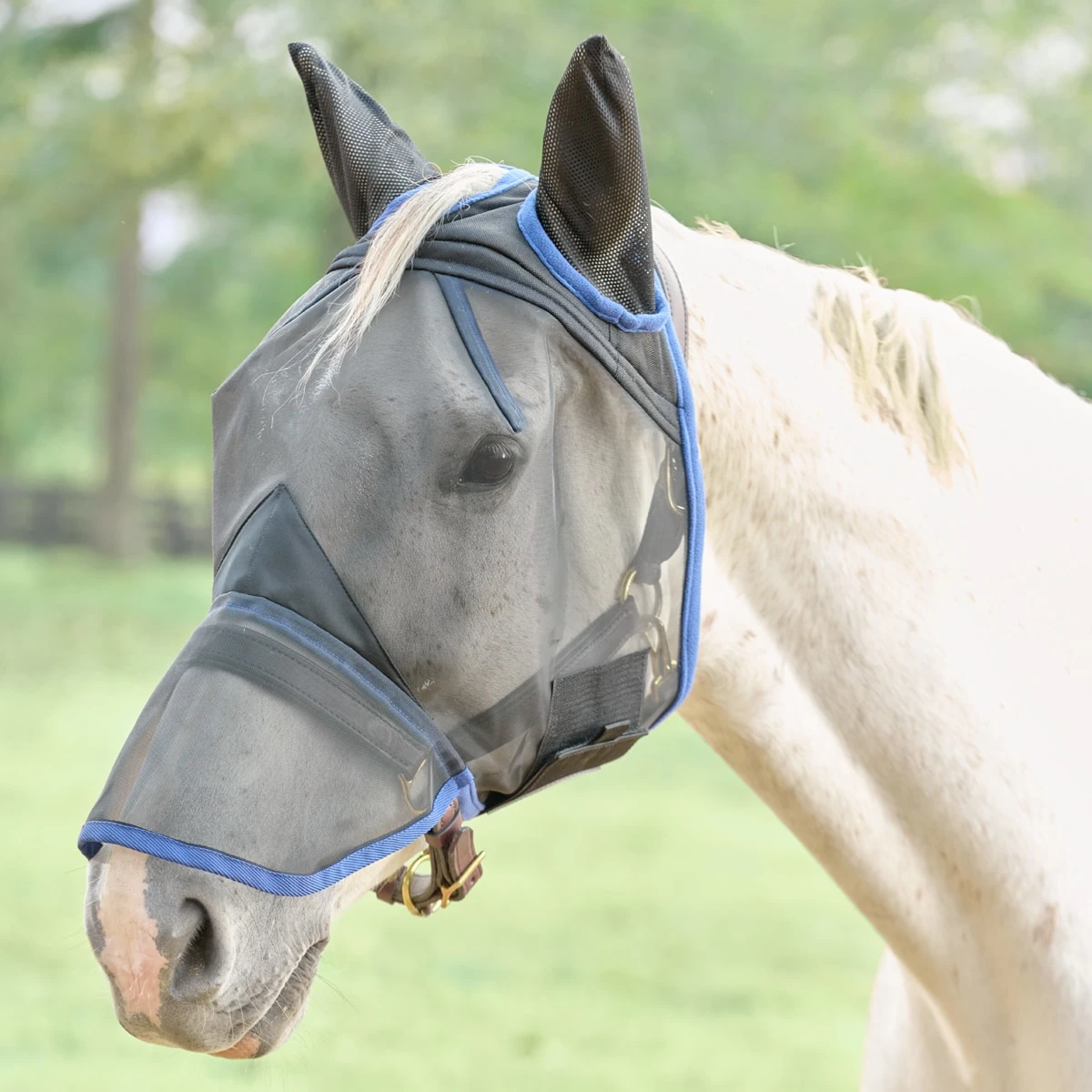 SmartPak Fine Mesh Fly Mask With Extended Nose 2 SmartPak Fine Mesh Fly Mask With Extended Nose - Image 2