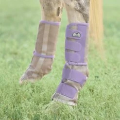 SmartPak Deluxe Fitted Fly Boots 2.0 - Hind - Clearance! -Lemieux Store 33970 lightiris