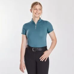 Hadley SunShield 1/4 Zip Short Sleeve By SmartPak - Clearance! 9 Hadley SunShield 1/4 Zip Short Sleeve By SmartPak - Clearance! -Lemieux Store 33993 darkharborbluea 1