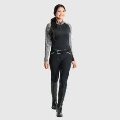 Piper Evolution High-Rise Breeches By SmartPak - Full Seat -Lemieux Store 33994 ditsy black 33429 blackwhite nff pg21 0345