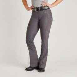 Piper Fusion Boot Cut Breech By SmartPak- Knee Patch 20 Piper Fusion Boot Cut Breech By SmartPak- Knee Patch -Lemieux Store 34032 charcoal 1