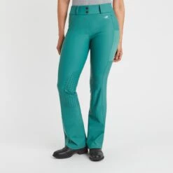 Piper Fusion Boot Cut Breech By SmartPak- Knee Patch - Clearance! -Lemieux Store 34032 jade 12073