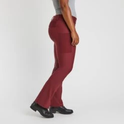 Piper Fusion Boot Cut Breech By SmartPak- Knee Patch - Clearance! -Lemieux Store 34032 merlot 3