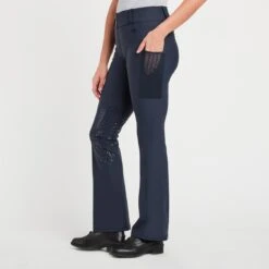 Piper Fusion Boot Cut Breech By SmartPak- Knee Patch 14 Piper Fusion Boot Cut Breech By SmartPak- Knee Patch -Lemieux Store 34032 navy 3