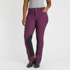 Kerrits Dynamic™ Extended Knee Patch Bootcut - Clearance! -Lemieux Store 34056 raisin 2