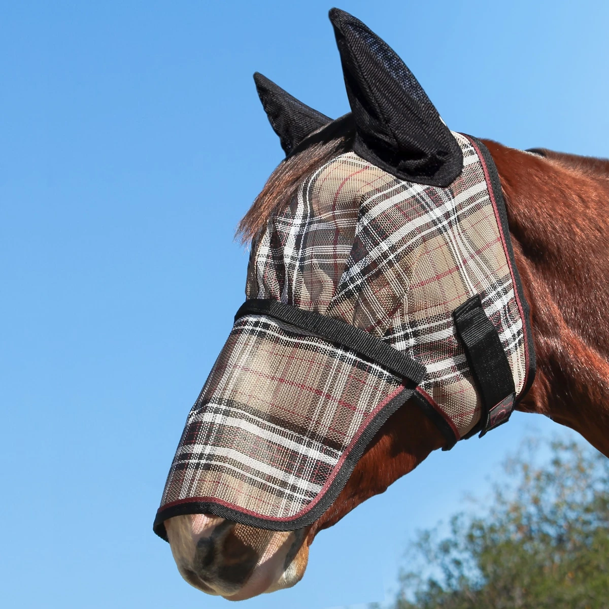Kensington Fly Mask W/ Soft Ears And Removable Nose 3 Kensington Fly Mask W/ Soft Ears And Removable Nose - Image 3