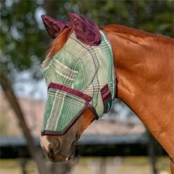 Kensington Fly Mask W/ Soft Ears And Removable Nose 12 Kensington Fly Mask W/ Soft Ears And Removable Nose -Lemieux Store 34165 imperial jade 1