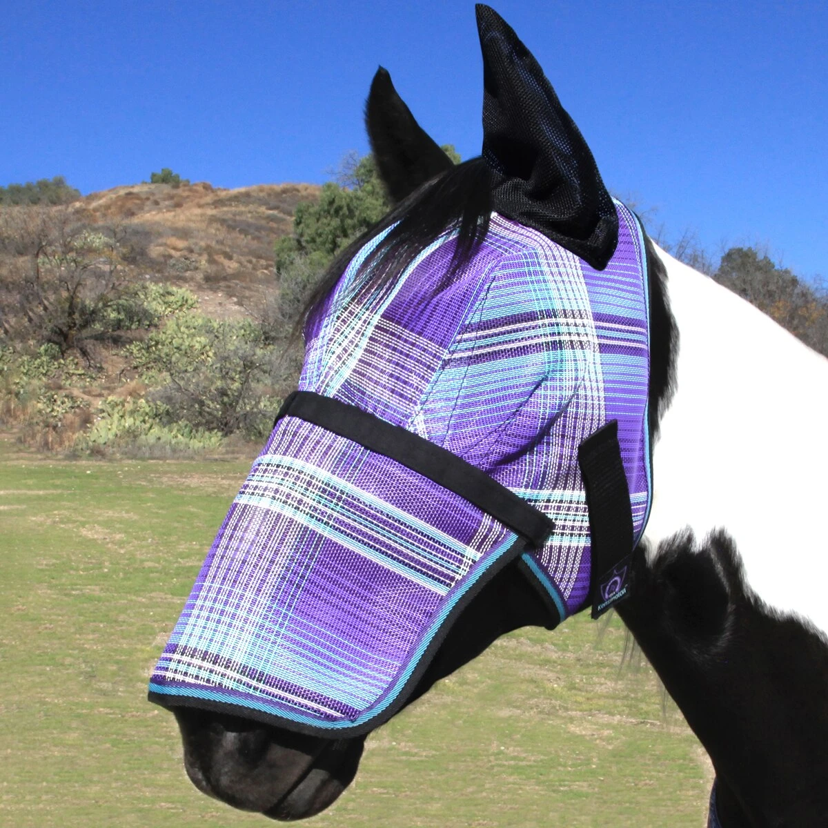 Kensington Fly Mask W/ Soft Ears And Removable Nose 4 Kensington Fly Mask W/ Soft Ears And Removable Nose - Image 4