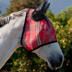 Kensington Fly Mask With Ears And Forelock Hole -Lemieux Store 34174 deluxered