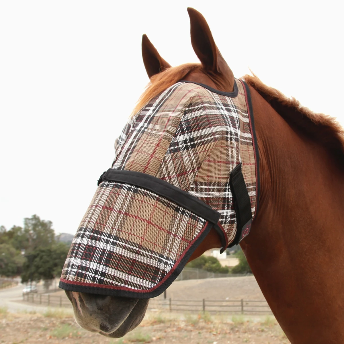 Kensington Fly Mask W/Removable Nose Without Ears 3 Kensington Fly Mask W/Removable Nose Without Ears - Image 3