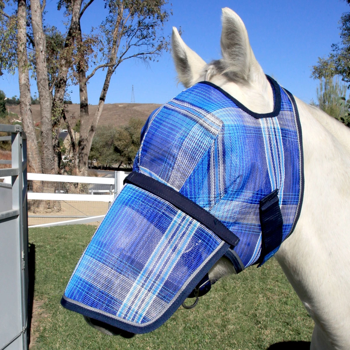 Kensington Fly Mask W/Removable Nose Without Ears 5 Kensington Fly Mask W/Removable Nose Without Ears - Image 5