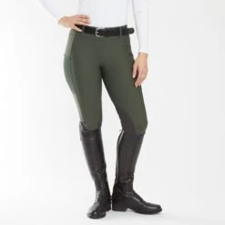 Piper Fusion Suede Patch By SmartPak - Knee Patch -Lemieux Store 34399 darkolive 17127