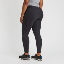 Hadley Mid-Rise Silicone Grip Breeches By SmartPak - Knee Patch 11 Hadley Mid-Rise Silicone Grip Breeches By SmartPak - Knee Patch -Lemieux Store 34408 black 4