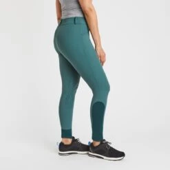 Hadley Mid-Rise Silicone Grip Breeches By SmartPak - Knee Patch 15 Hadley Mid-Rise Silicone Grip Breeches By SmartPak - Knee Patch -Lemieux Store 34408 darkemerald 3