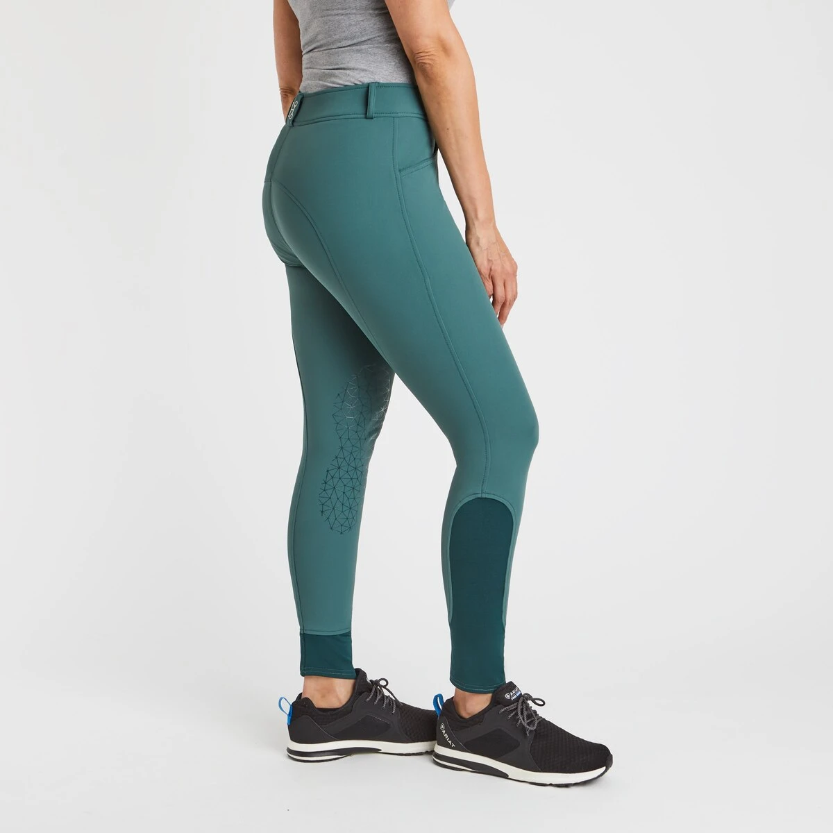 Hadley Mid-Rise Silicone Grip Breeches By SmartPak - Knee Patch 7 Hadley Mid-Rise Silicone Grip Breeches By SmartPak - Knee Patch - Image 7