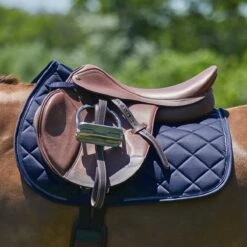 SmartPak Deluxe AP Saddle Pad - Bling Collection 7 SmartPak Deluxe AP Saddle Pad - Bling Collection -Lemieux Store 34467 navy 8524