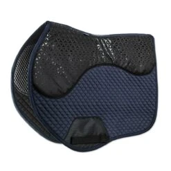 SmartPak Deluxe Anti Slip + Grip Close Contact AP Saddle Pad -Lemieux Store 34472 navy 2