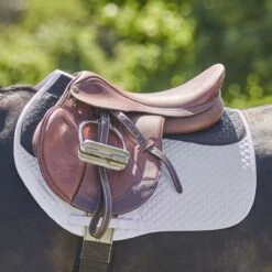 SmartPak Deluxe Anti Slip + Grip Close Contact AP Saddle Pad -Lemieux Store 34472 white 8829