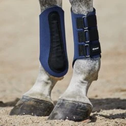 SmartPak Neoprene Splint Boots II -Lemieux Store 34490 navy 9061