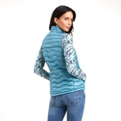 Ariat Ideal Down Vest - Clearance! 24 Ariat Ideal Down Vest - Clearance! -Lemieux Store 34573 iridescentarctic 3