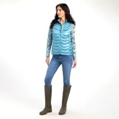 Ariat Ideal Down Vest - Clearance! 25 Ariat Ideal Down Vest - Clearance! -Lemieux Store 34573 iridescentarctic 4