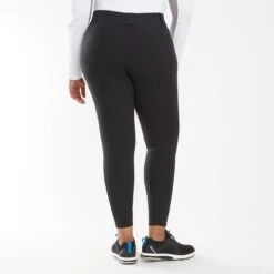 Hadley Mid-Rise Floral Silicone Grip Breeches By SmartPak - Knee Patch -Lemieux Store 34958 black 19334