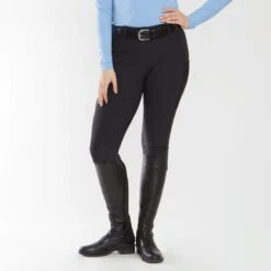SmartTherapy® ThermoBalance® Ceramic Fusion Breeches - Knee Patch 12 SmartTherapy® ThermoBalance® Ceramic Fusion Breeches - Knee Patch -Lemieux Store 34986 black 17172