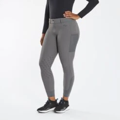 SmartTherapy® ThermoBalance® Ceramic Fusion Breeches - Knee Patch 10 SmartTherapy® ThermoBalance® Ceramic Fusion Breeches - Knee Patch -Lemieux Store 34986 charcoal 3