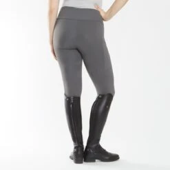 Piper Extended Silicone Grip Tights -Lemieux Store 34987 charcoal 2