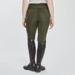 Piper Extended Silicone Grip Tights -Lemieux Store 34987 darkolive 3088