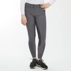 Piper Classic II Low-Rise Breeches By SmartPak - Full Seat -Lemieux Store 35142 charcoal 26116