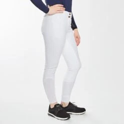 Piper Classic II Low-Rise Breeches By SmartPak - Full Seat -Lemieux Store 35142 white 26010
