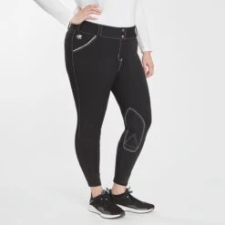 Piper Evolution Curvy Fit Breeches By SmartPak - Full Seat -Lemieux Store 35578 blackwhite 2313