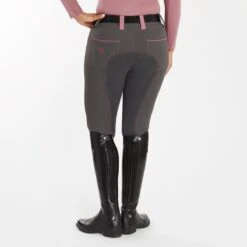 Piper Evolution Curvy Fit Breeches By SmartPak - Full Seat -Lemieux Store 35578 charcoallightrosewood 2448