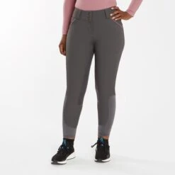 Piper Evolution Curvy Fit Breeches By SmartPak - Full Seat -Lemieux Store 35578 charcoallightrosewood 4121